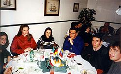 International Students at Dinner